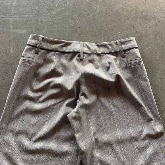 Y2k pinstripe grey office trousers size 2 - Picture 4 of 4